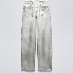 Zara Metallic Jeans